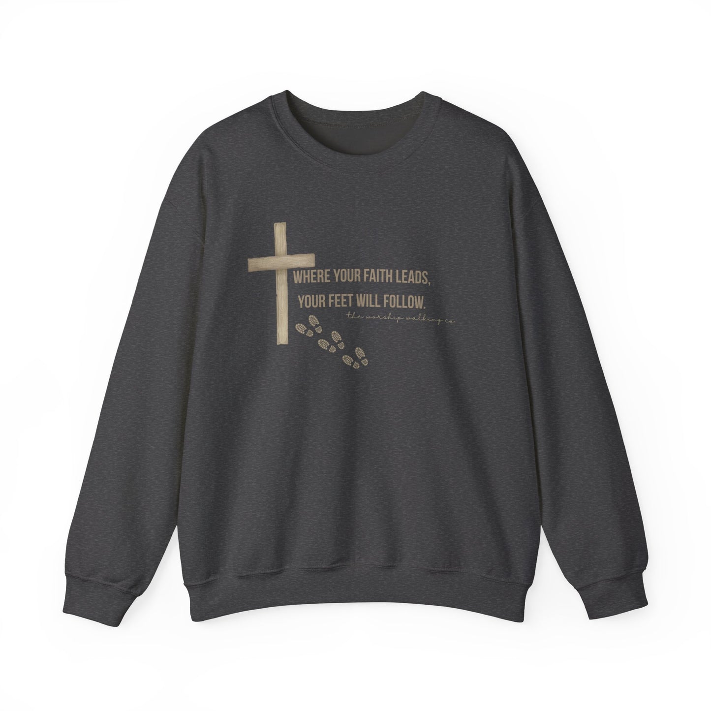 Worship Walking “Where Your Faith Leads”, Unisex Sweatshirt