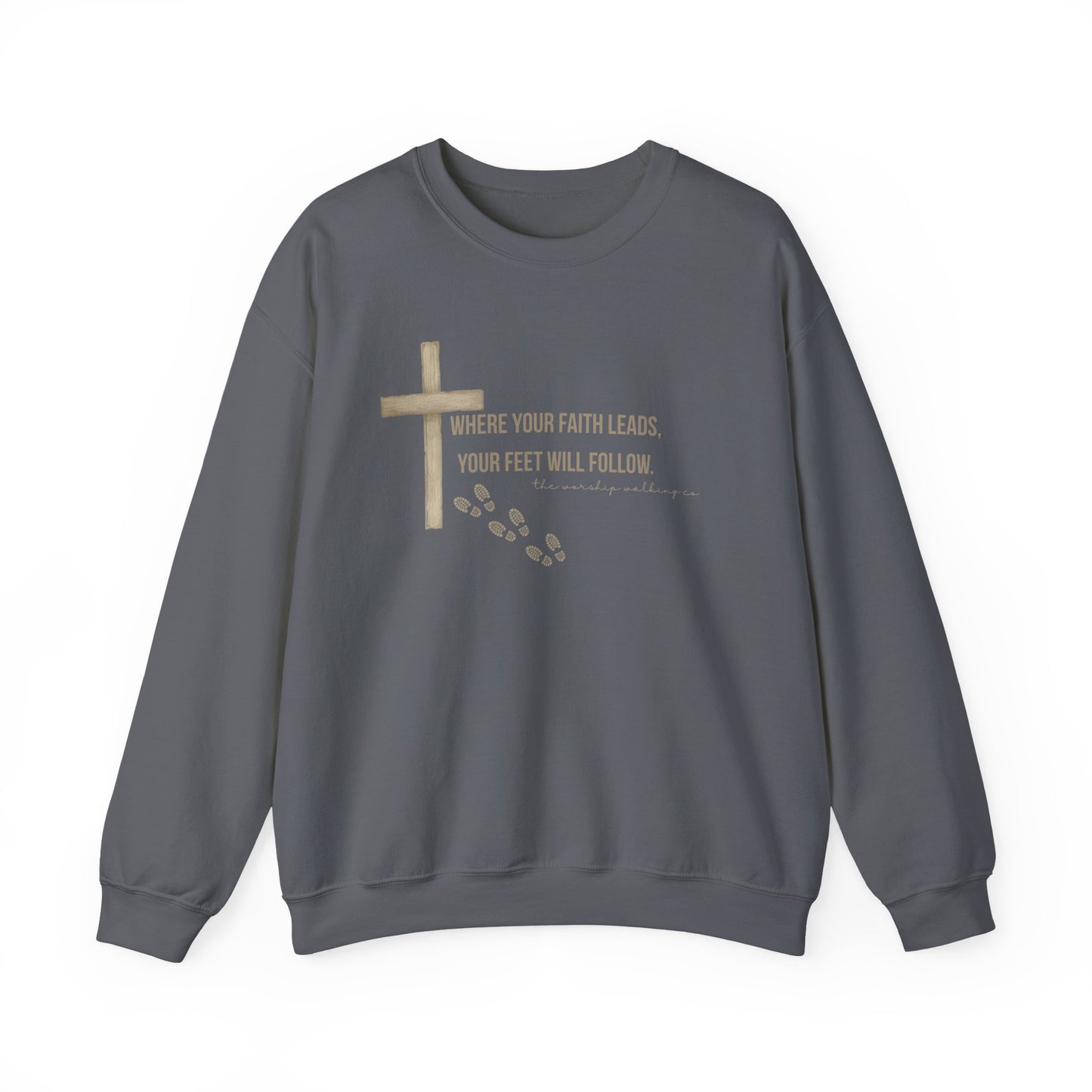 Worship Walking “Where Your Faith Leads”, Unisex Sweatshirt