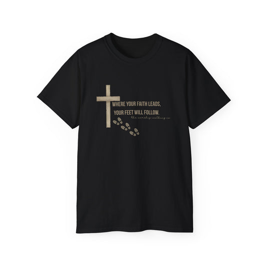 Worship Walking “Where Your Faith Leads”, Unisex Tee