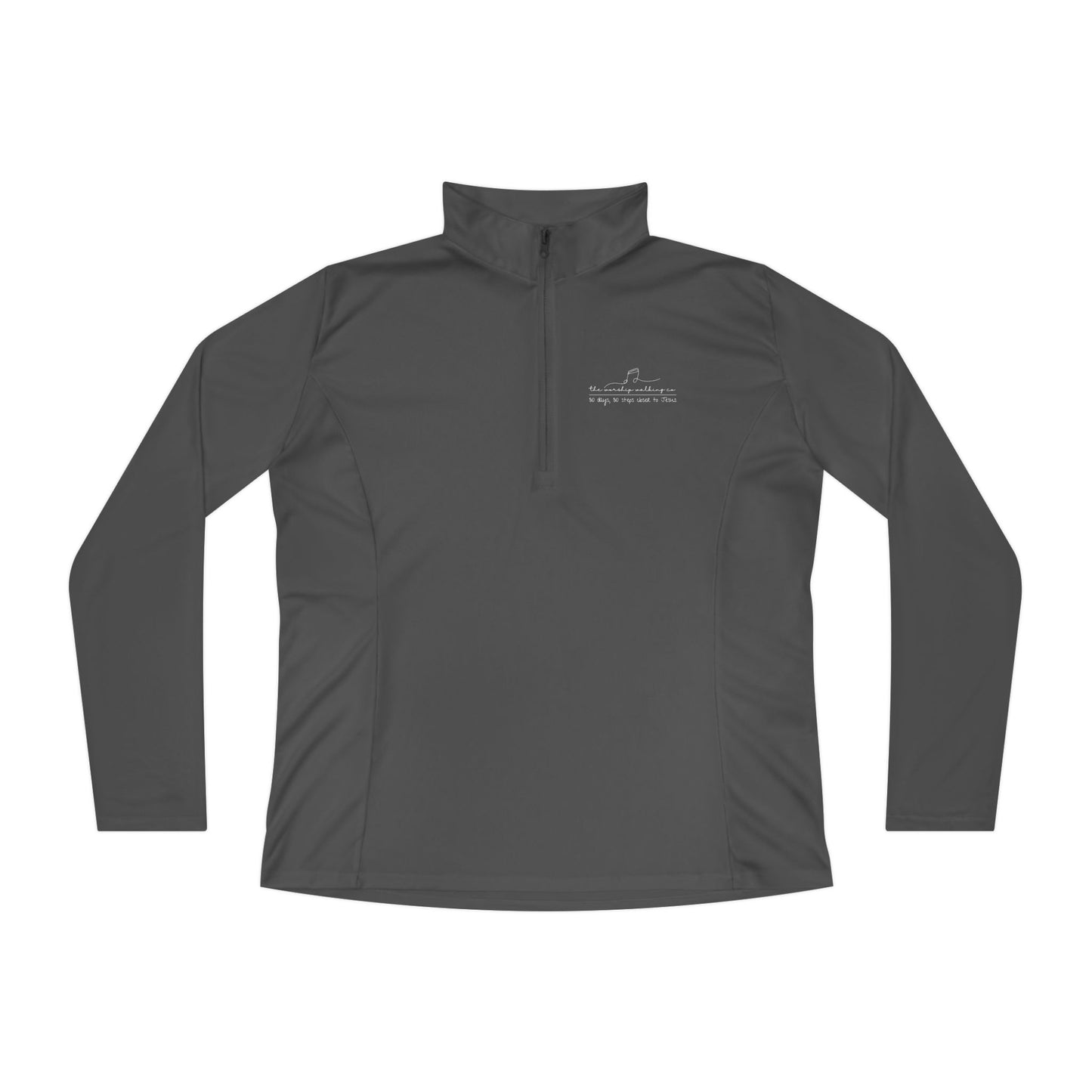 Worship Walking “30 Days, 30 Steps Closer to Jesus”, Ladies Quarter-Zip Pullover