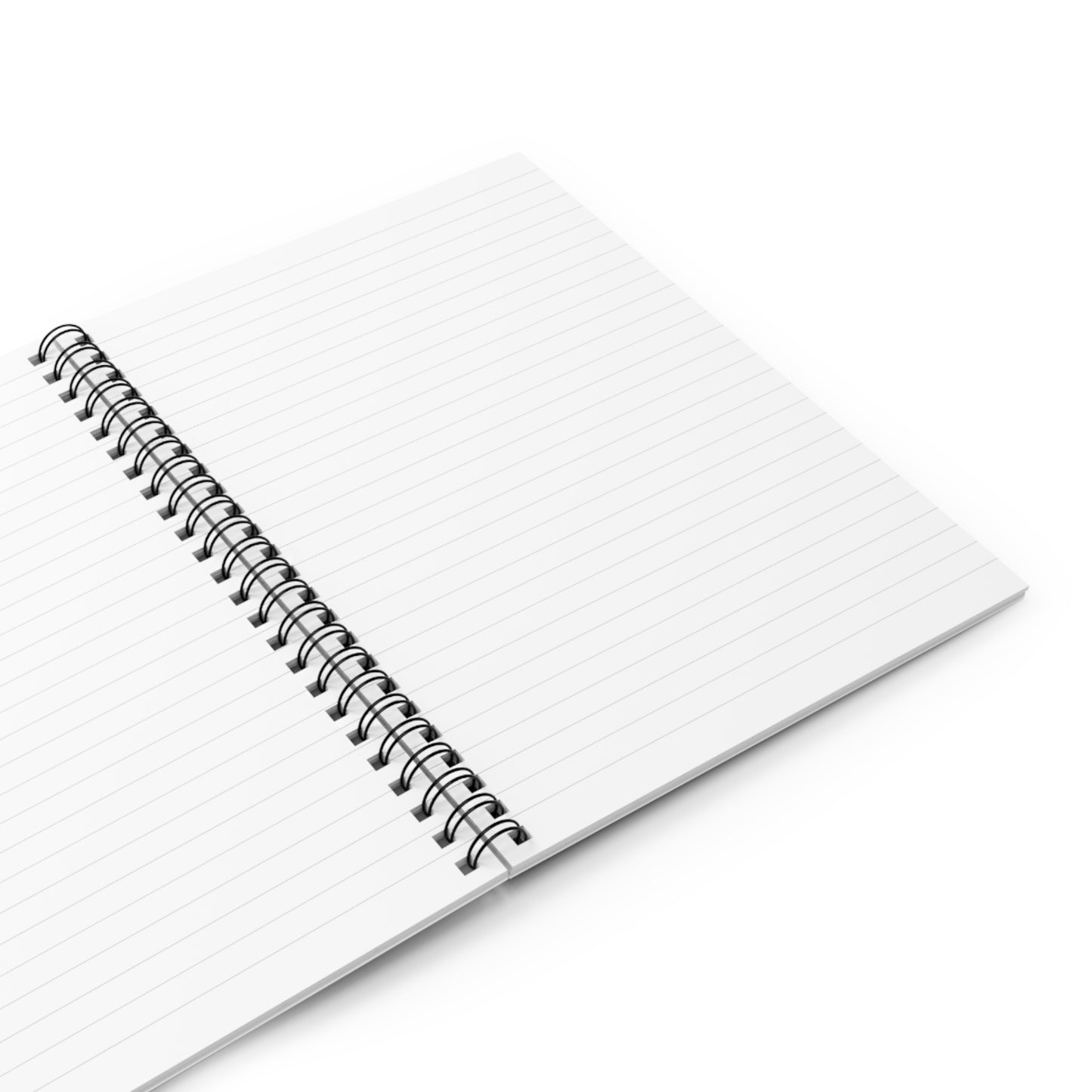 Heart and Footprints Blank Writing Spiral Notebook