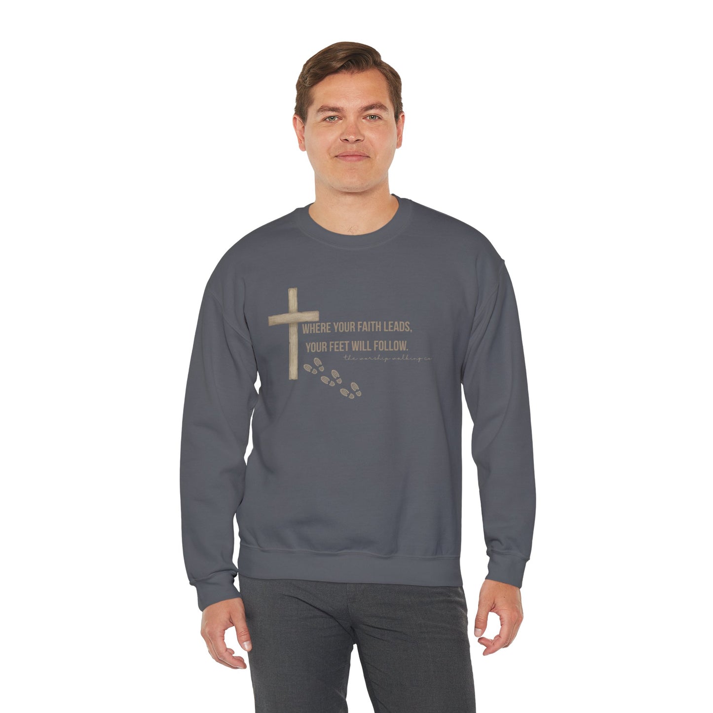 Worship Walking “Where Your Faith Leads”, Unisex Sweatshirt