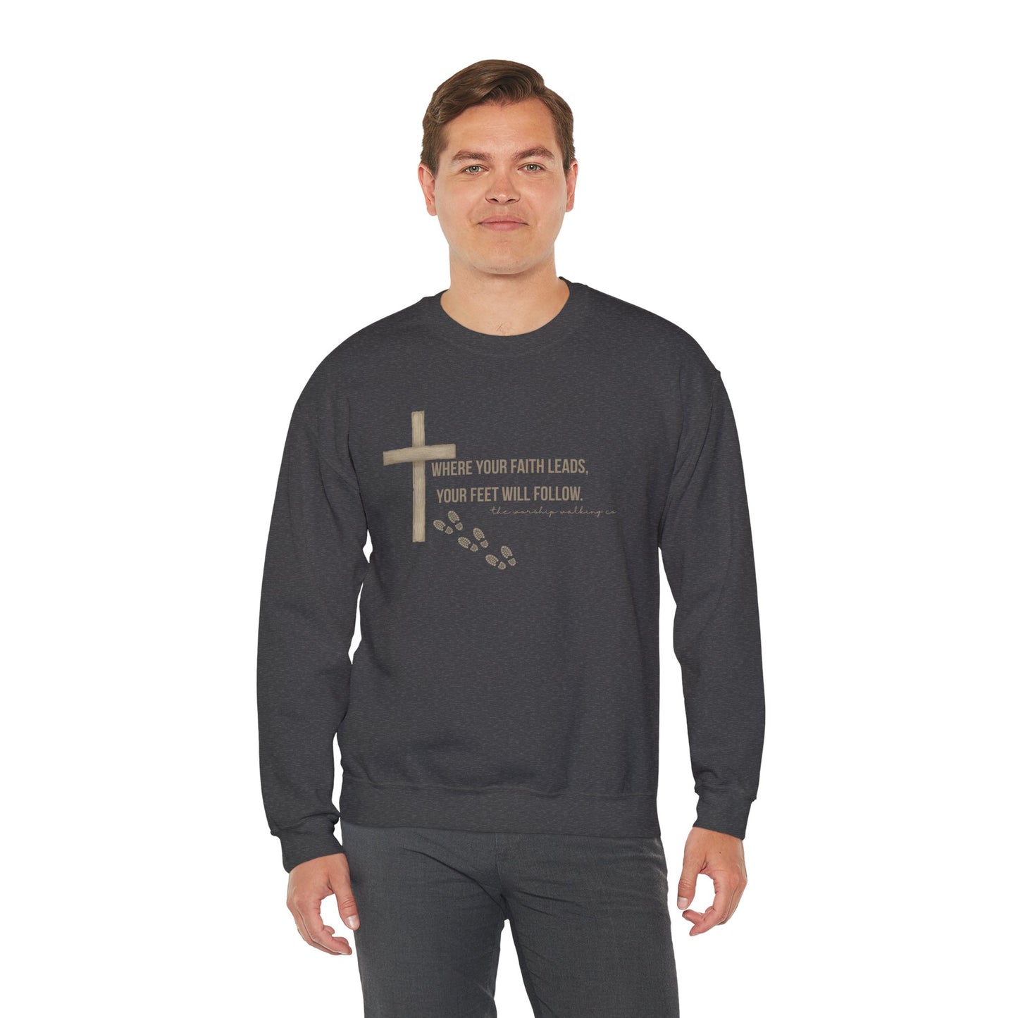 Worship Walking “Where Your Faith Leads”, Unisex Sweatshirt