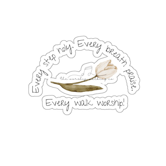 Inspirational Die-Cut Stickers, Motivational Stickers for Journals, Faith-Based Decor, Christian Gifts, or Water Bottles