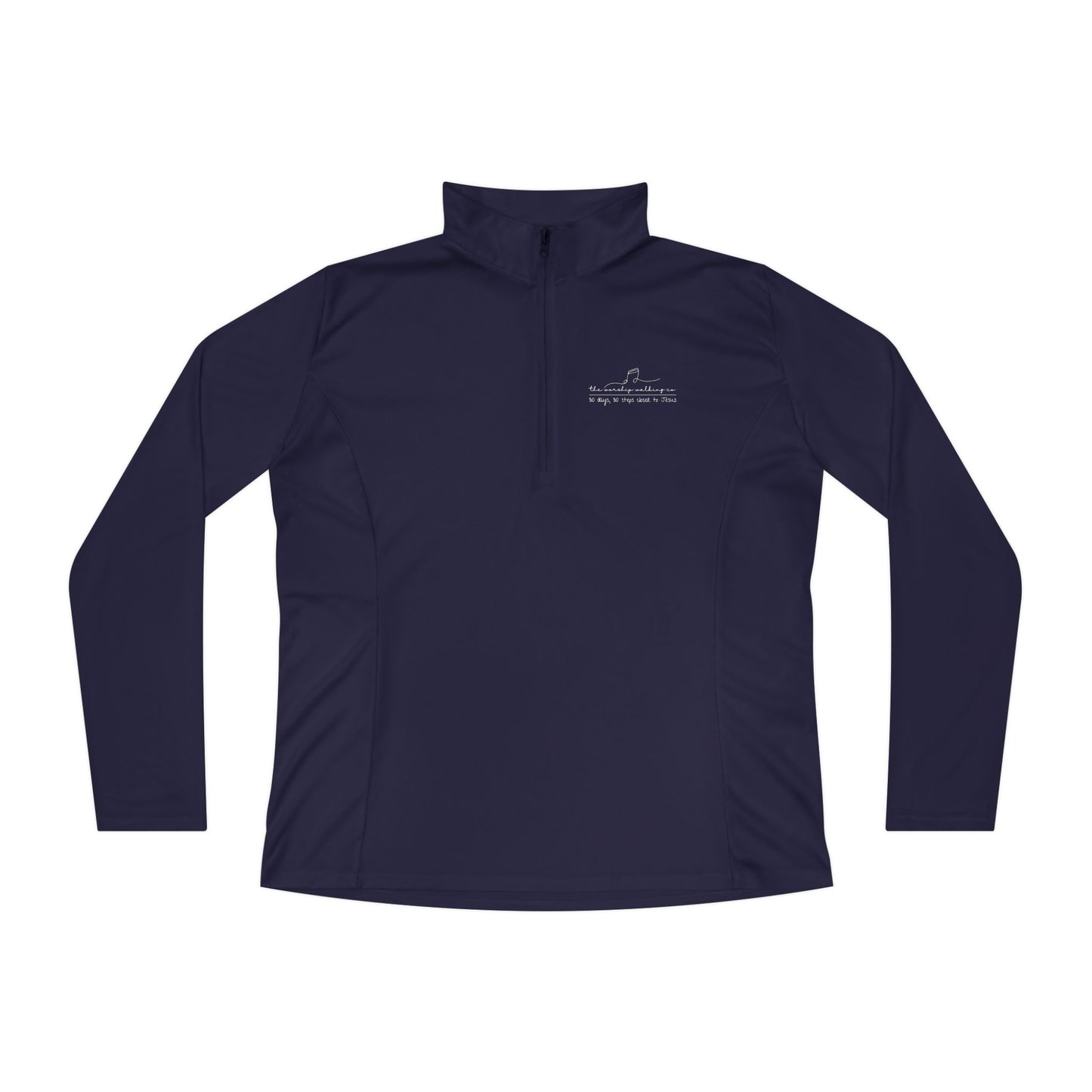 Worship Walking “30 Days, 30 Steps Closer to Jesus”, Ladies Quarter-Zip Pullover