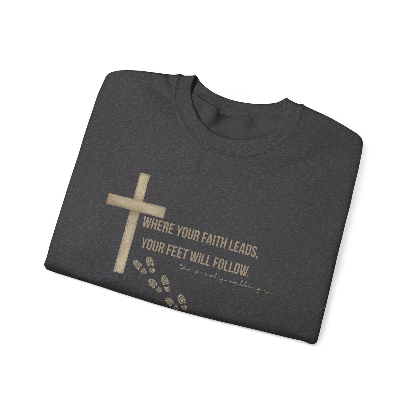Worship Walking “Where Your Faith Leads”, Unisex Sweatshirt