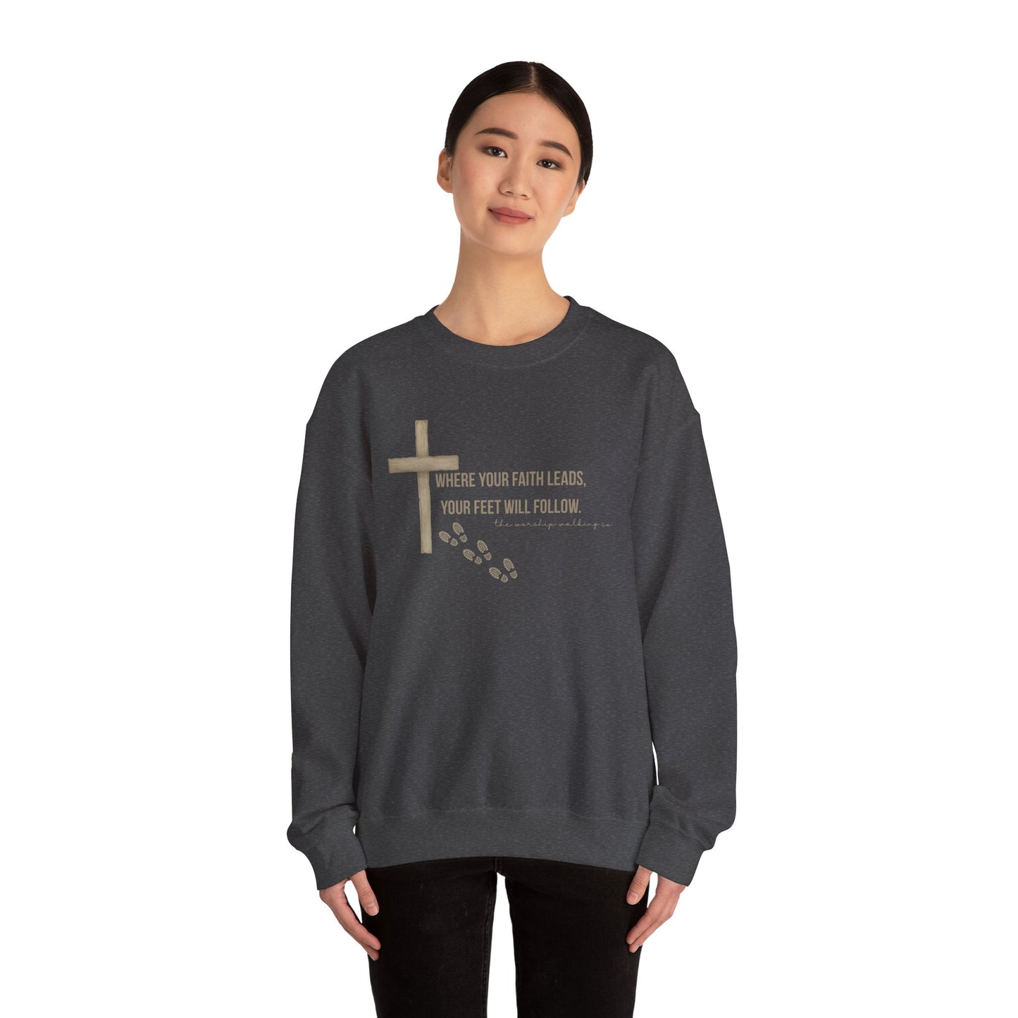 Worship Walking “Where Your Faith Leads”, Unisex Sweatshirt