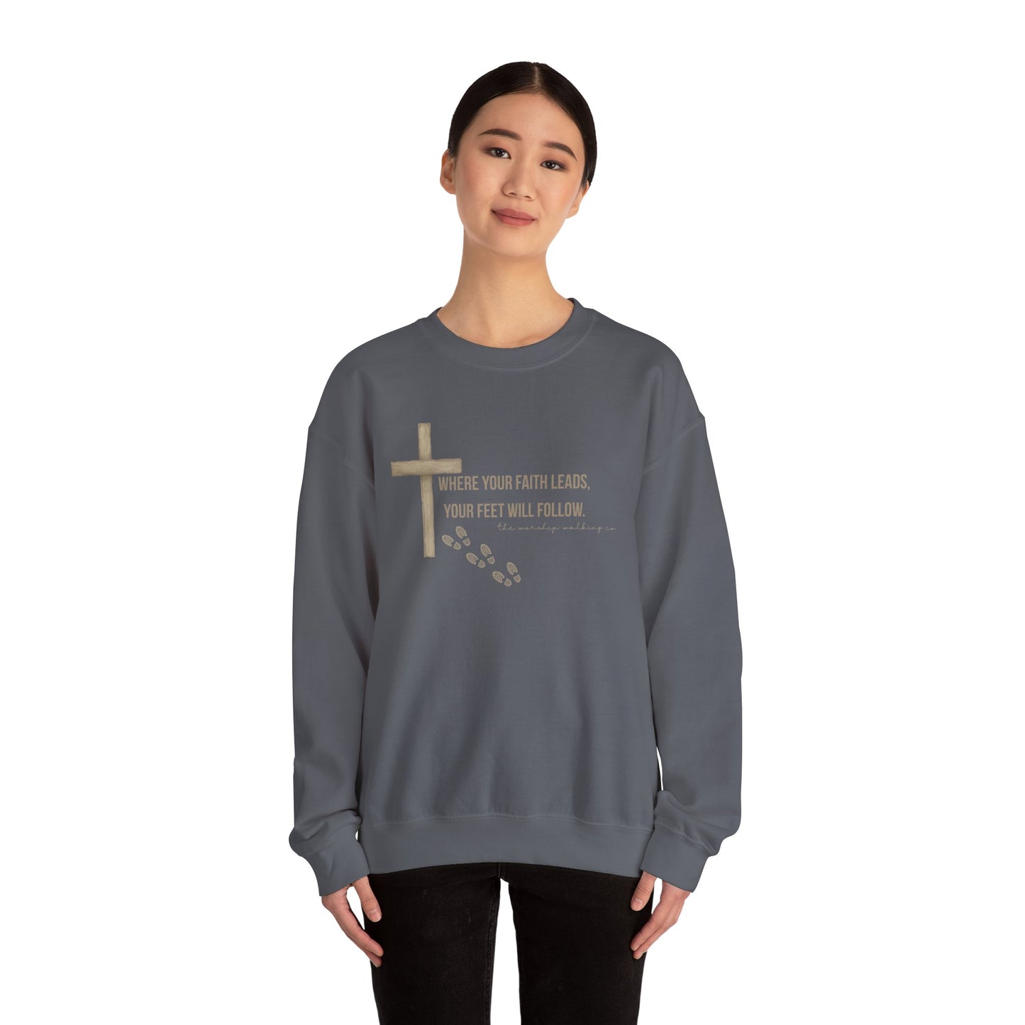 Worship Walking “Where Your Faith Leads”, Unisex Sweatshirt