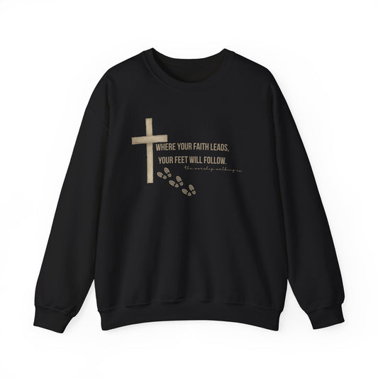 Worship Walking “Where Your Faith Leads”, Unisex Sweatshirt